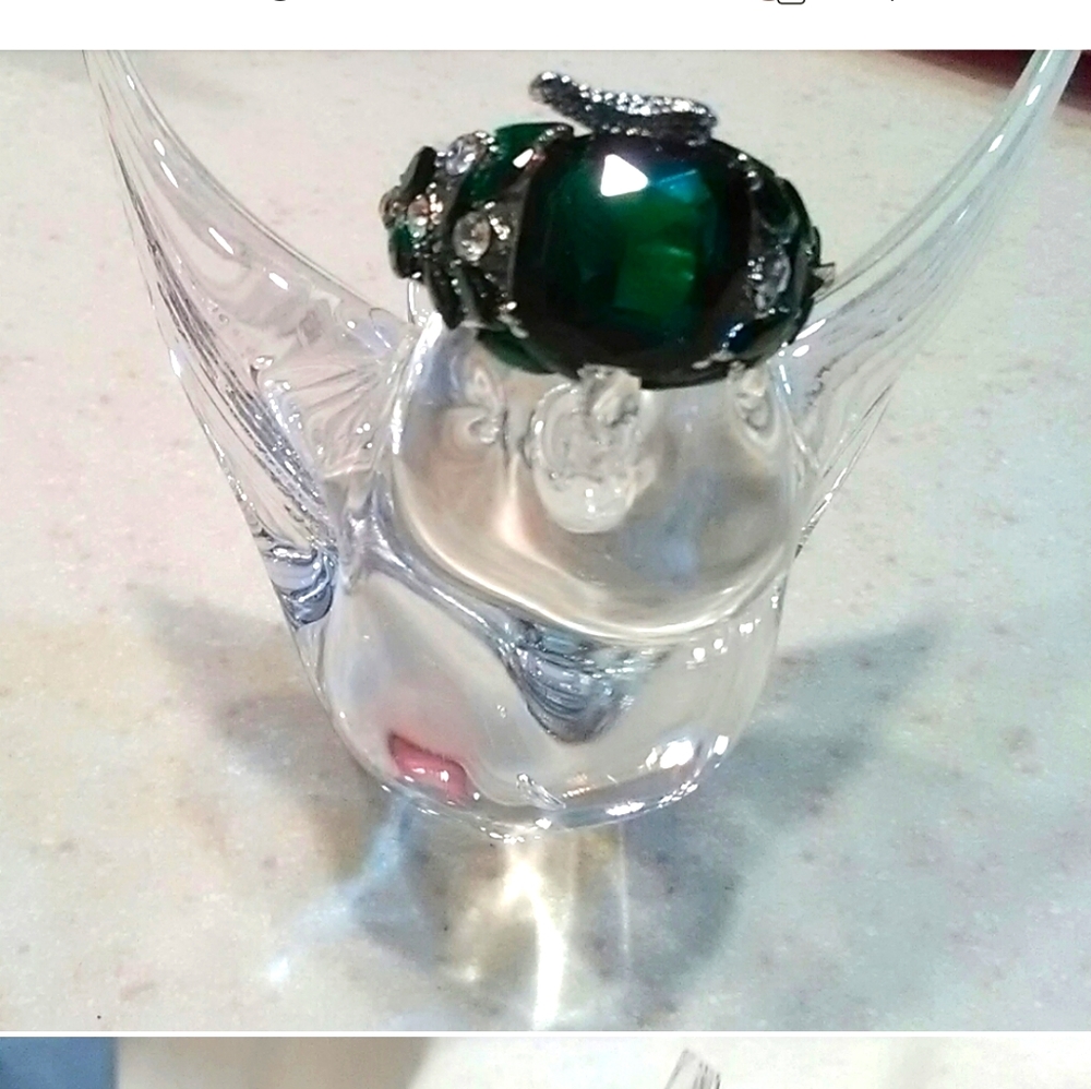 Emerald and Cz Ring